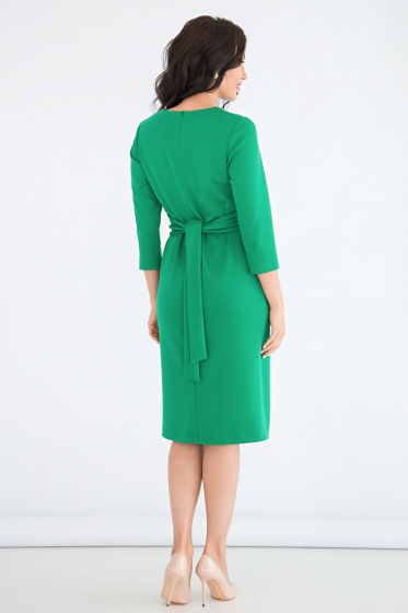 Платье дизайнерское "Чувство стиля" (зеленое) П1613-19
