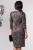 Платье с объёмными рукавами «Миранда» (леопард) П1771