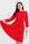Платье "Хилена" (красное в горошек) П1591-13