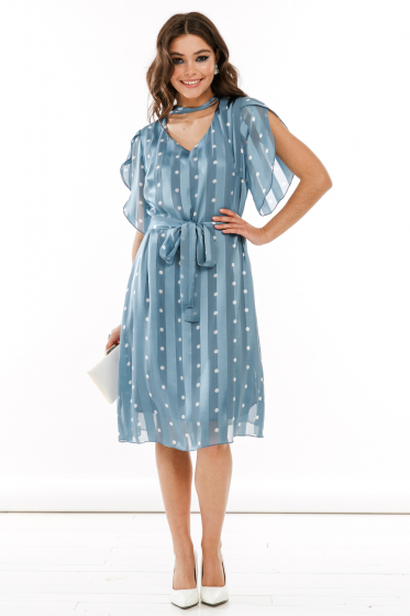 Платье "Мираж" (нежно-голубое) П2271