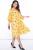 Платье "Нимфа" (ласточки, сочный лимон) П2541